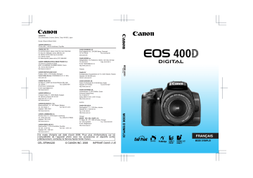 Canon EOS 400D Mode d'emploi | Fixfr