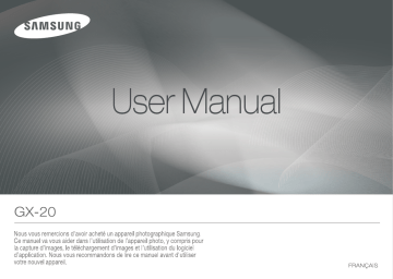 Samsung GX20 Manuel utilisateur | Fixfr