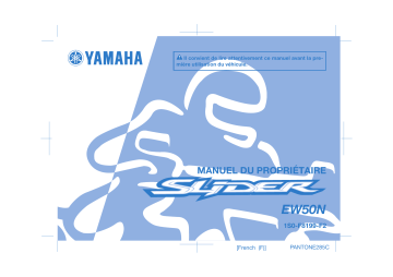 Manuel du propriétaire | Yamaha Slider 50 (2014) Scooter Manuel utilisateur | Fixfr
