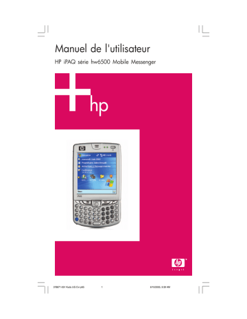 HP iPAQ HW6500 Série Mode d'emploi | Fixfr