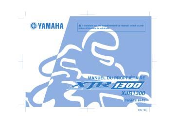 Manuel du propriétaire | Yamaha XJR1300 Manuel utilisateur | Fixfr