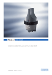 KROHNE KGA 42 Datalogger / GSM Module Fiche technique