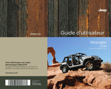 Jeep Wrangler 2014 Manuel du propriétaire | Fixfr