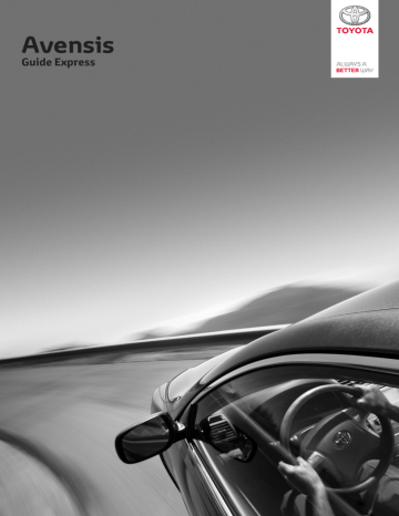 Toyota Avensis 2009-2012 Manuel du propriétaire | Fixfr