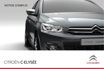 CITROEN C-ELYSEE Manuel du propriétaire | Fixfr