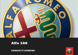 Alfa Romeo 166 2004-2007 Manuel du propriétaire