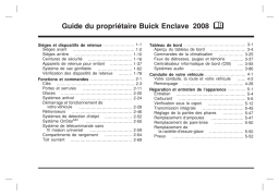 Buick Enclave 2007-2013 Manuel du propriétaire