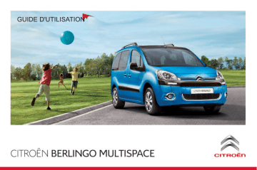 CITROEN Berlingo & Berlingo Multispace Manuel du propriétaire | Fixfr