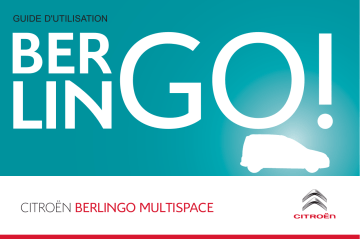 CITROEN Berlingo & Berlingo Multispace Manuel du propriétaire | Fixfr