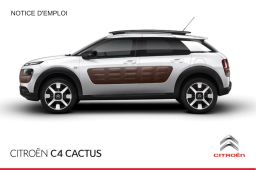 CITROEN C4 Cactus Manuel du propriétaire