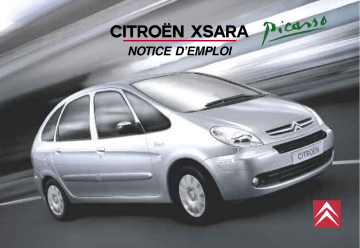 CITROEN XSARA PICASSO Manuel du propriétaire | Fixfr