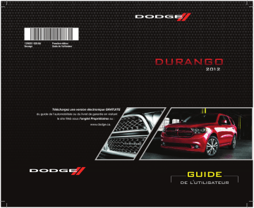 Dodge Durango 2010-2014 Manuel du propriétaire | Fixfr
