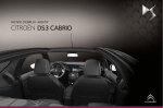 DS Automobiles DS 3 Cabrio 2010-2014 Manuel du propri&eacute;taire