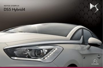 DS Automobiles DS 5 Hybrid4 2011-2015 Manuel du propriétaire | Fixfr