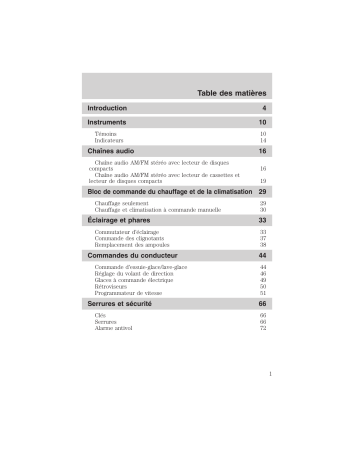 Ford Escape 2000-2006 Manuel du propriétaire | Fixfr