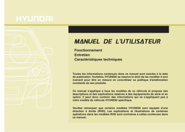 Hyundai i40 2011 Manuel du propriétaire | Fixfr