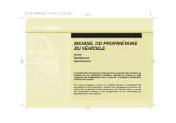 Hyundai ix20 2010-2015 Manuel du propriétaire