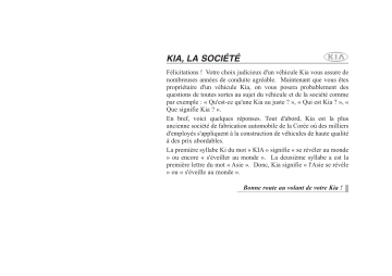 KIA Sedona 2006-2014 Manuel du propriétaire | Fixfr