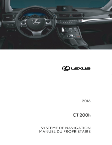 Lexus CT 2014 Manuel du propriétaire | Fixfr