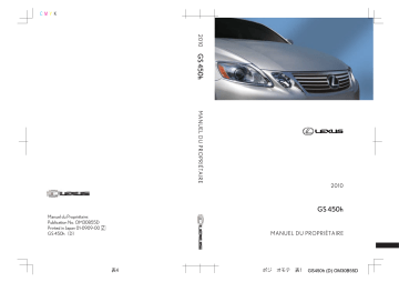 Lexus GS 2005-2012 Manuel du propriétaire | Fixfr
