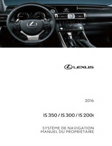 Lexus IS 2012-2016 Manuel du propriétaire | Fixfr