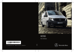 Mercedes-Benz Metris 2015 Manuel du propriétaire