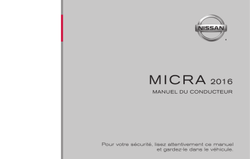 Nissan Micra 2014-2017 Manuel du propriétaire | Fixfr