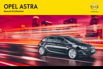 Opel Astra 2009-2015 Manuel du propriétaire | Fixfr