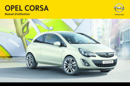 Opel Corsa 2011-2014 Manuel du propriétaire