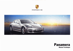 Porsche Panamera S / 4S / Turbo 2011-2014 Manuel du propriétaire