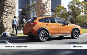 Subaru XV 2011-2016 Manuel du propriétaire | Fixfr