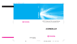 Toyota Corolla 2006-2012 Manuel du propriétaire