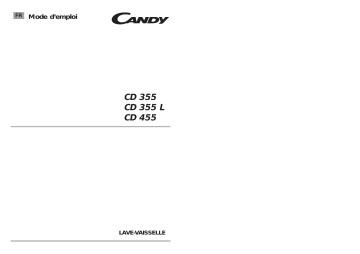 Manuel du propriétaire | Candy CD 355 Manuel utilisateur | Fixfr