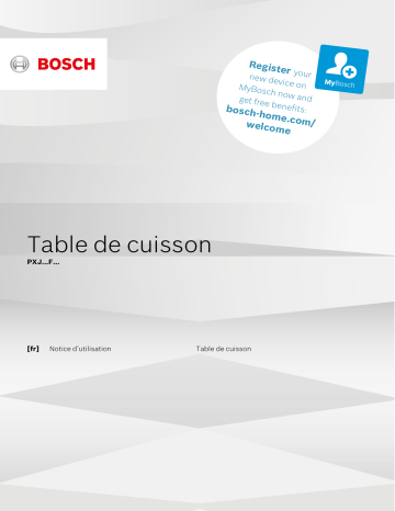 Manuel du propriétaire | Bosch PBP6B6B80PBP6B2B80PBP6B5B80 Manuel utilisateur | Fixfr