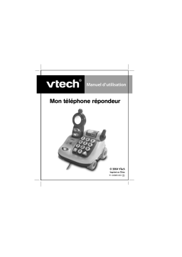 VTech MON TELEPHONE REPONDEUR Manuel utilisateur