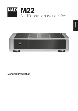 NAD NAD M22 Manuel utilisateur