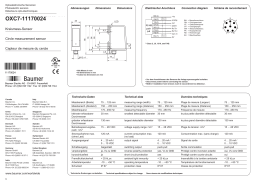 Baumer OXC7-X0250.II1250.TI Light-section sensor Manuel utilisateur