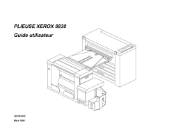 Xerox 8830 DDS Mode d'emploi