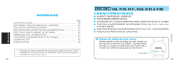 Seiko V145 Manuel utilisateur