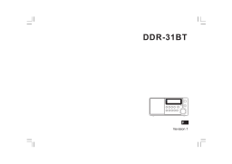 Sangean DDR-31BT Manuel utilisateur