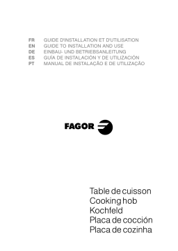 Fagor IFF-82R Manuel utilisateur