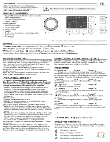 Mode d'emploi | Indesit FT M10 82 EU Manuel utilisateur | Fixfr