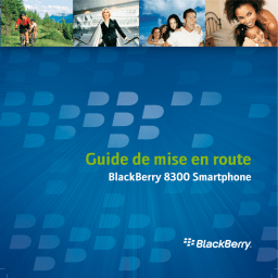 Blackberry CURVE 8300 Manuel utilisateur