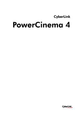 CyberLink PowerCinema 4 Manuel utilisateur