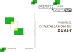 CANAL PLUS DUAL-T Manuel utilisateur