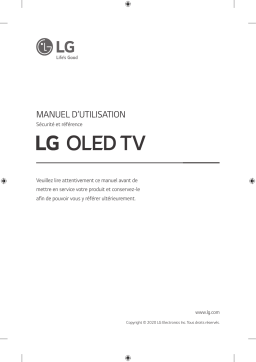 LG OLED65GXPVA Manuel du propriétaire