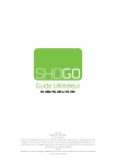 SHOGO SG 080 Manuel utilisateur