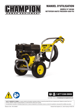 Champion Power Equipment 4200-PSI Pressure Washer Manuel utilisateur