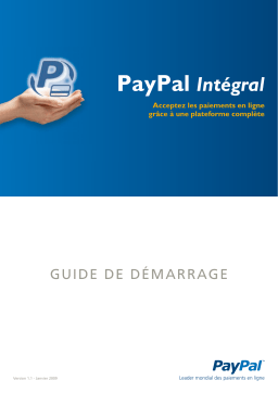 PayPal Intégral 2009 Manuel utilisateur