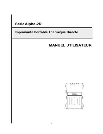 TSC Alpha-2R Manuel utilisateur | Fixfr